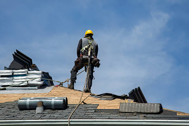 Professional Storm Damage Roof Repair technician working in Lake Waccamaw, NC